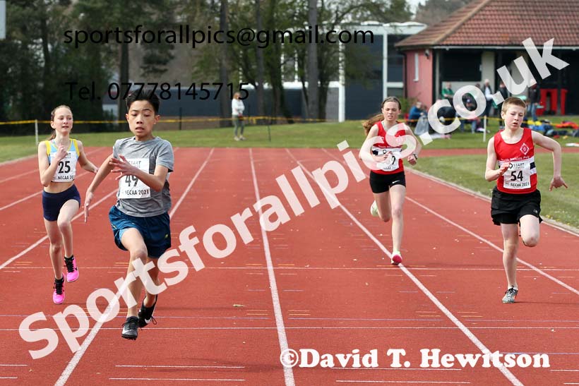 200 metres, 2021 NECAA Open Graded Meeting, Morpeth. Photo: David T. Hewitson/Sports for All Pics